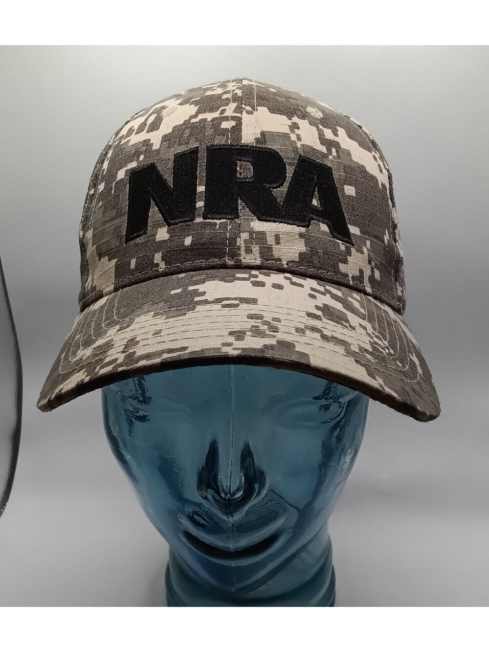 NRA Est 1871 CAMO Hat Strap Back Curved Brim OSFA Digicam